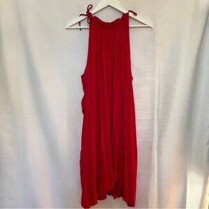 Isabel Marant red halter dress